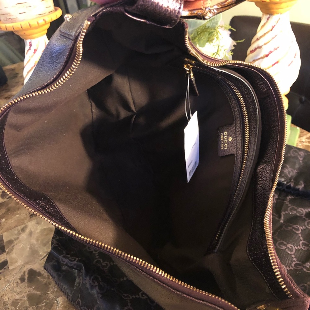 AUTH Gucci Hobo & DUSTBAG 🌺 NWT 🌺 GORGEOUS & NEW - Picture 8 of 8